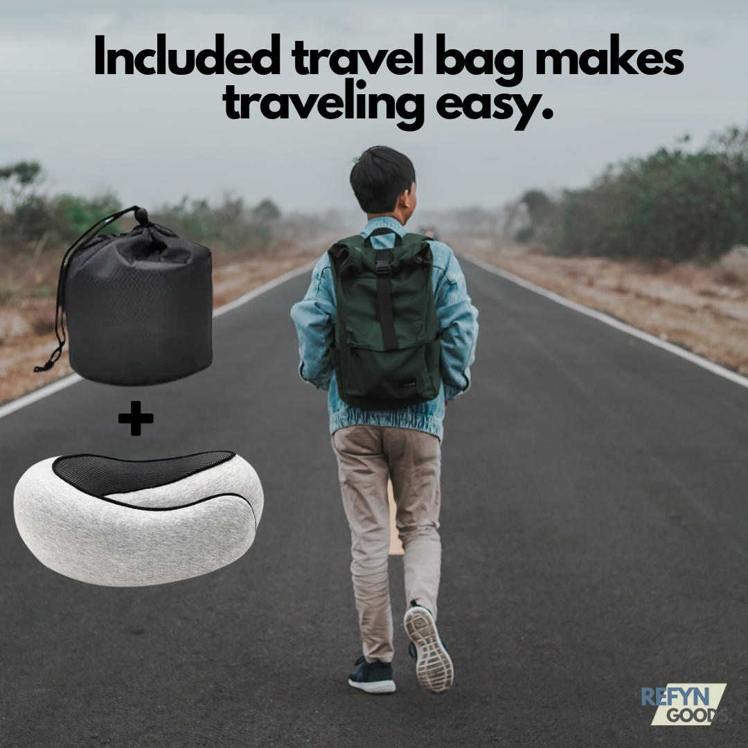 360° Memory Foam Travel Pillow
