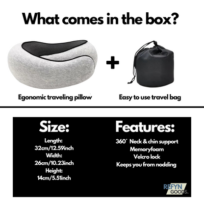360° Memory Foam Travel Pillow